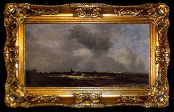 framed  Jacob van Ruisdael View of Naarden, ta009-2